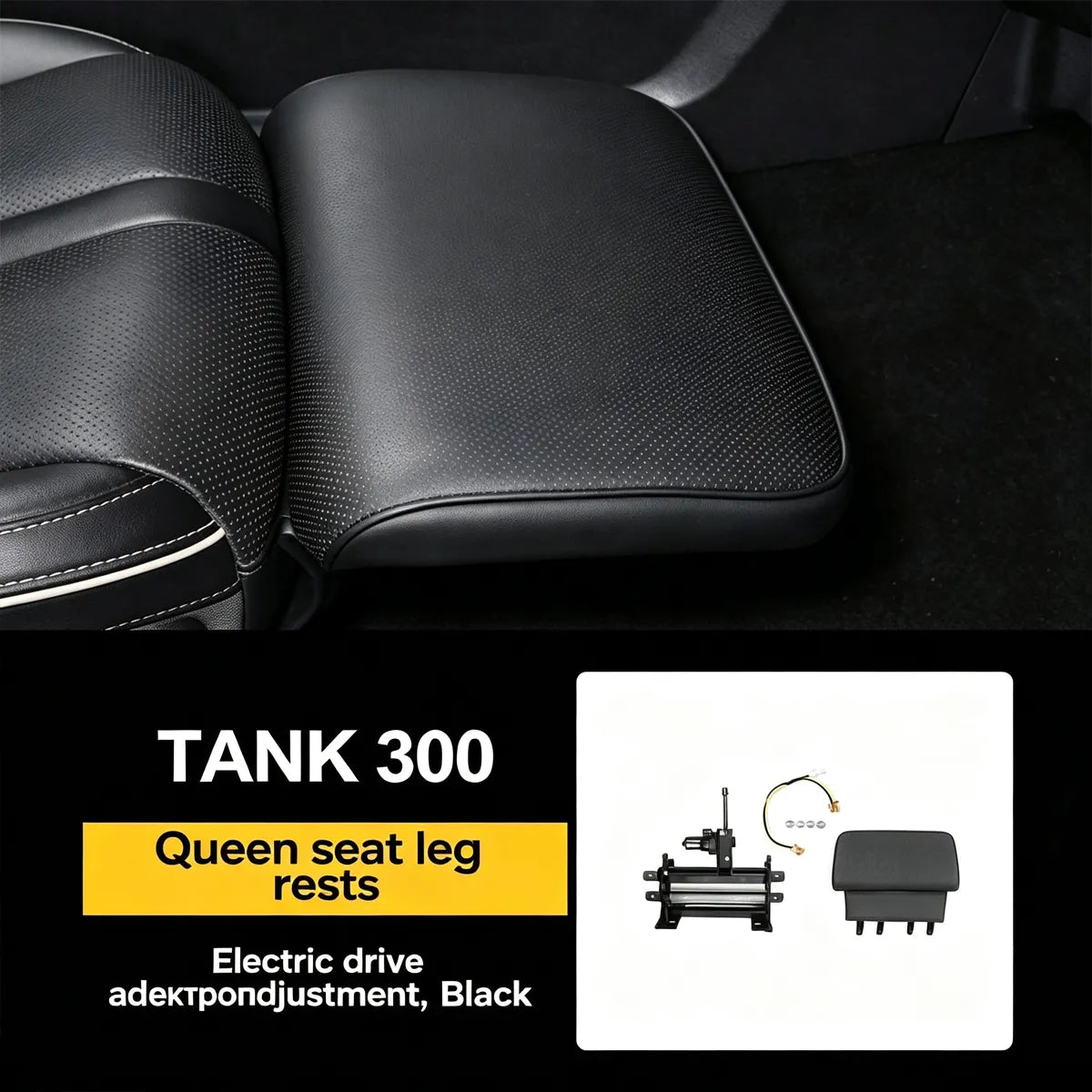 Electric footrest for the passenger seat Tank 300 Queen