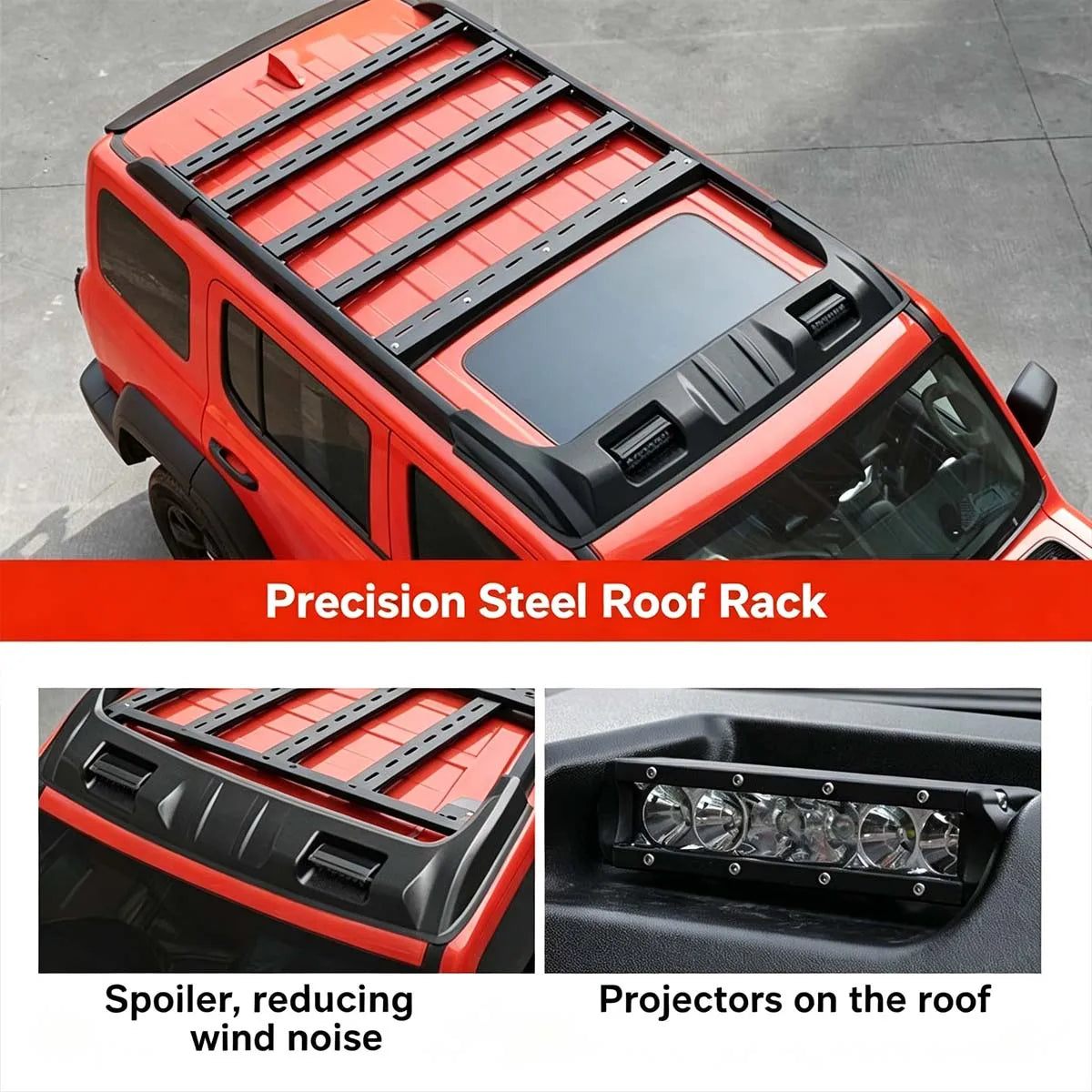Steel roof rack for GWM Tank 300