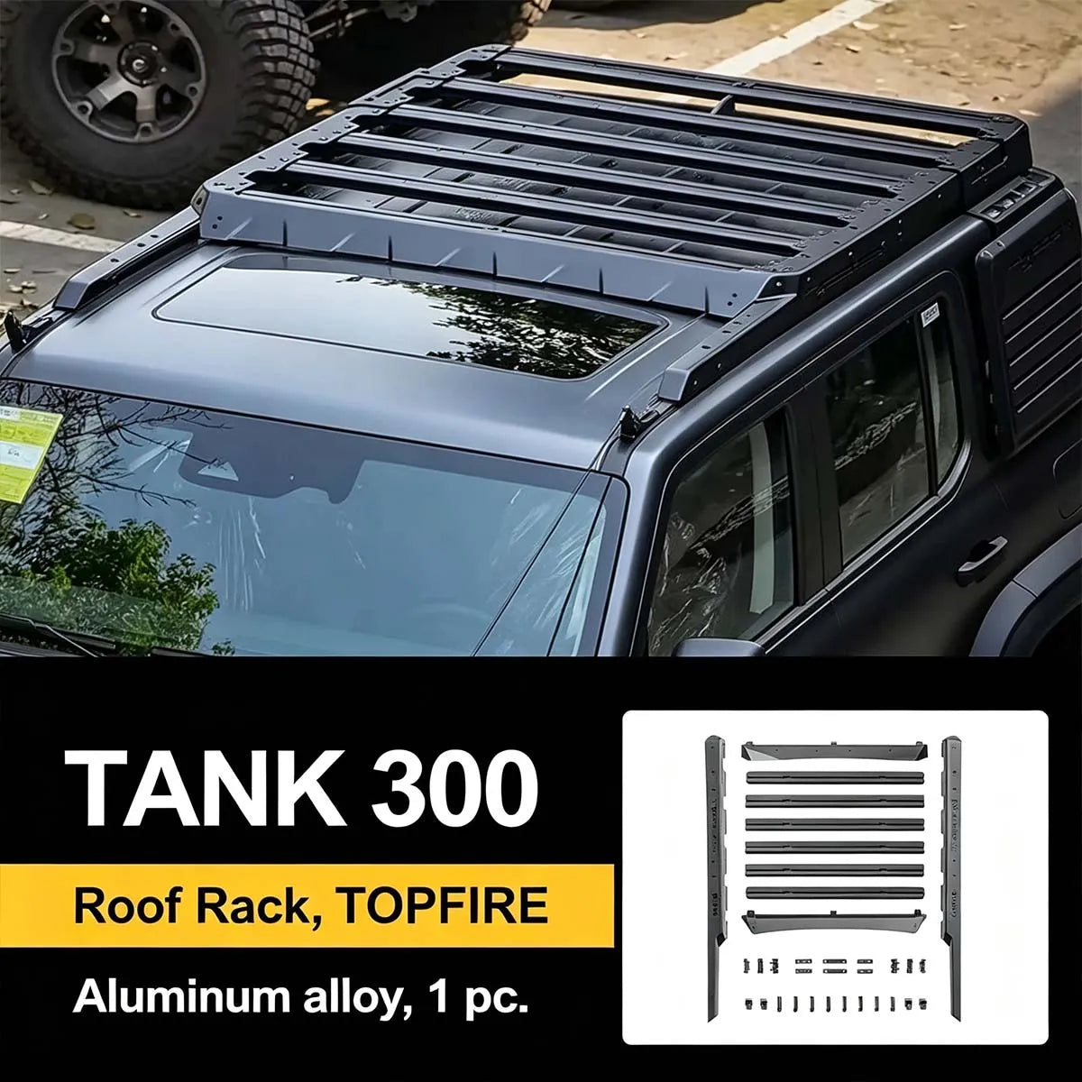 Topfire roof rack for GWM Tank 300
