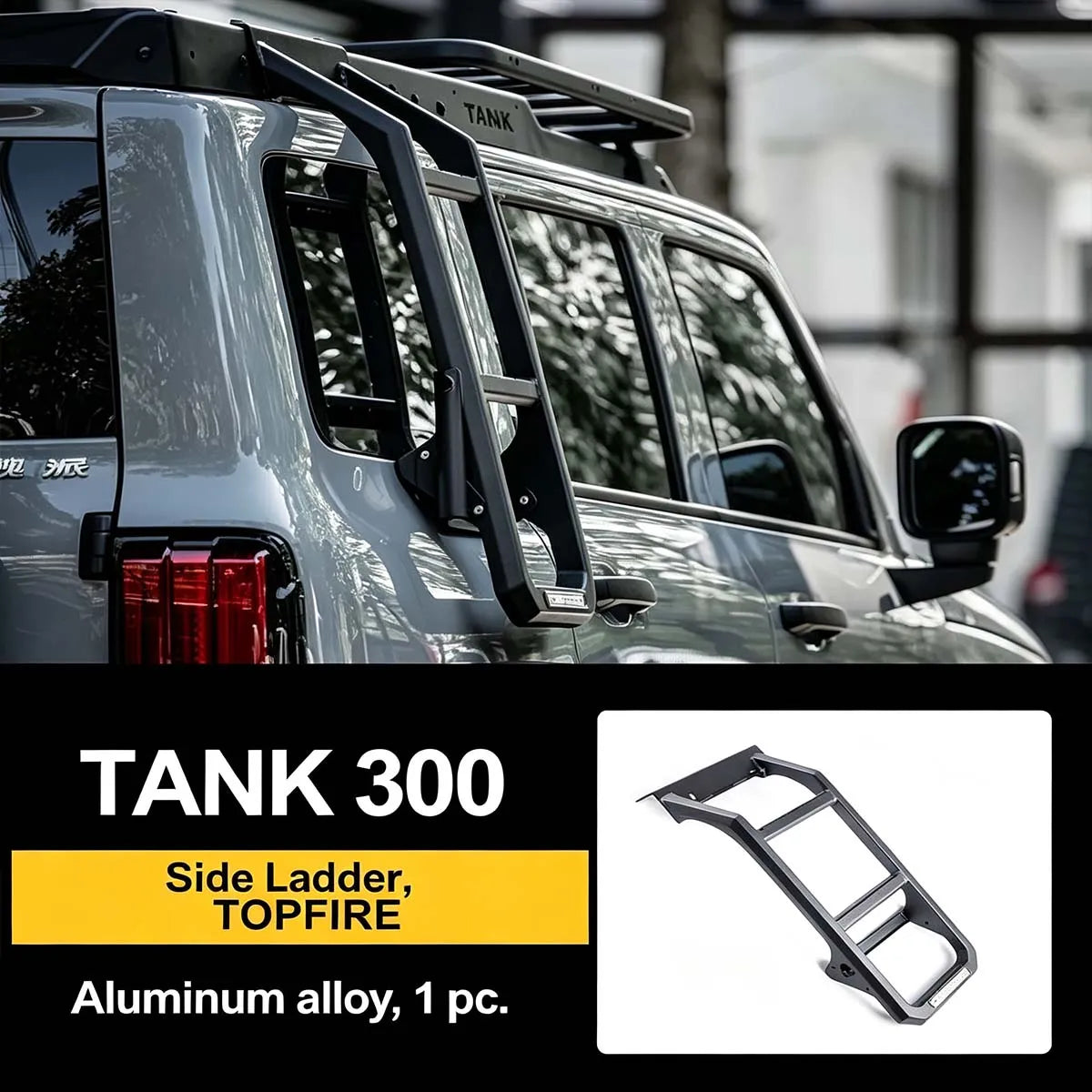 Topfire side ladder for GWM Tank 300