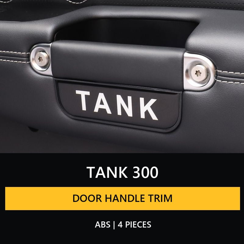 Door Handle Storage Insert Set for Tank 300#Colour_Black-grey