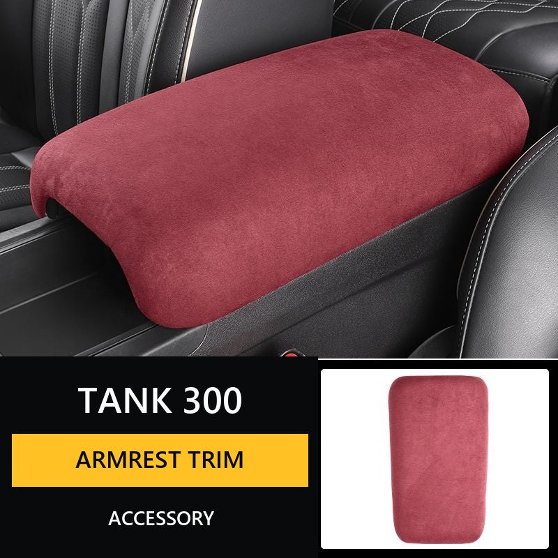 Centre Armrest Booster Cushion for Tank 300#Colour_Burgundy