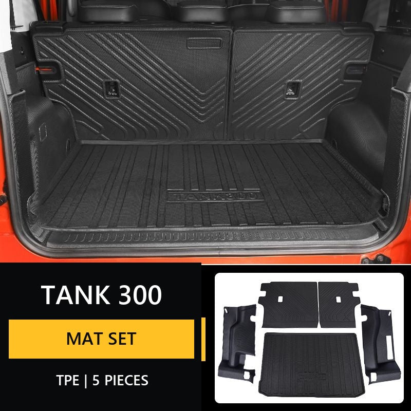 Five-Piece TPE Cargo Liner Set for Tank 300#Colour_Matte