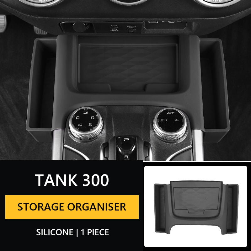 Centre Console Silicone Storage Mat for Tank 300#Colour_Matte