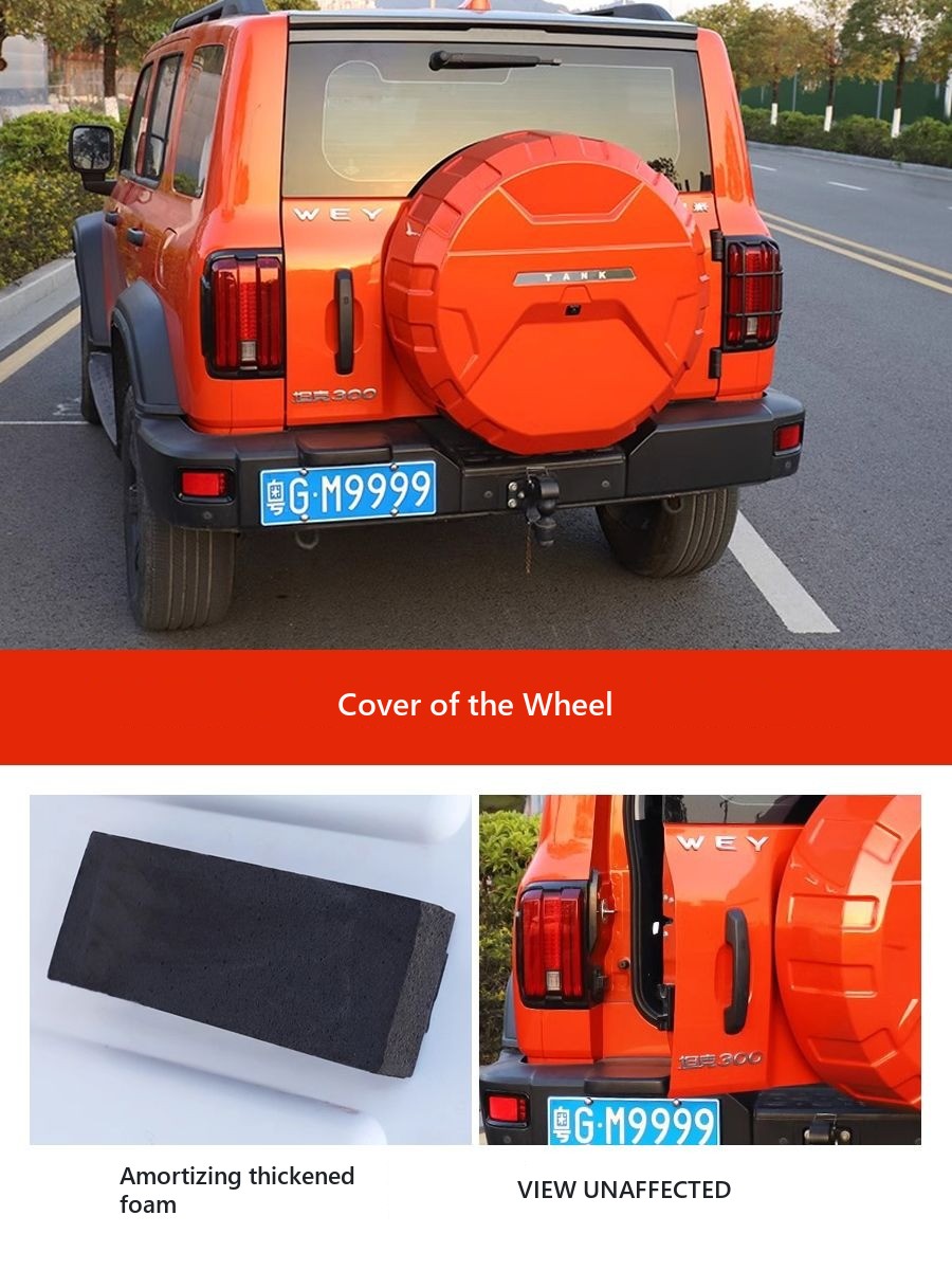 Hard Spare Wheel Cover for Tank 300 �C Style 2 – Product image 11