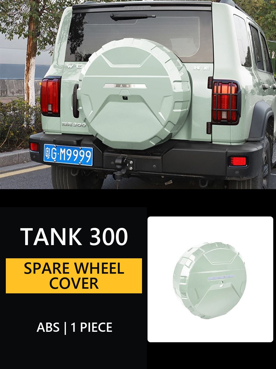 Hard Spare Wheel Cover for Tank 300 �C Style 2 – Product image 17#Colour_Green