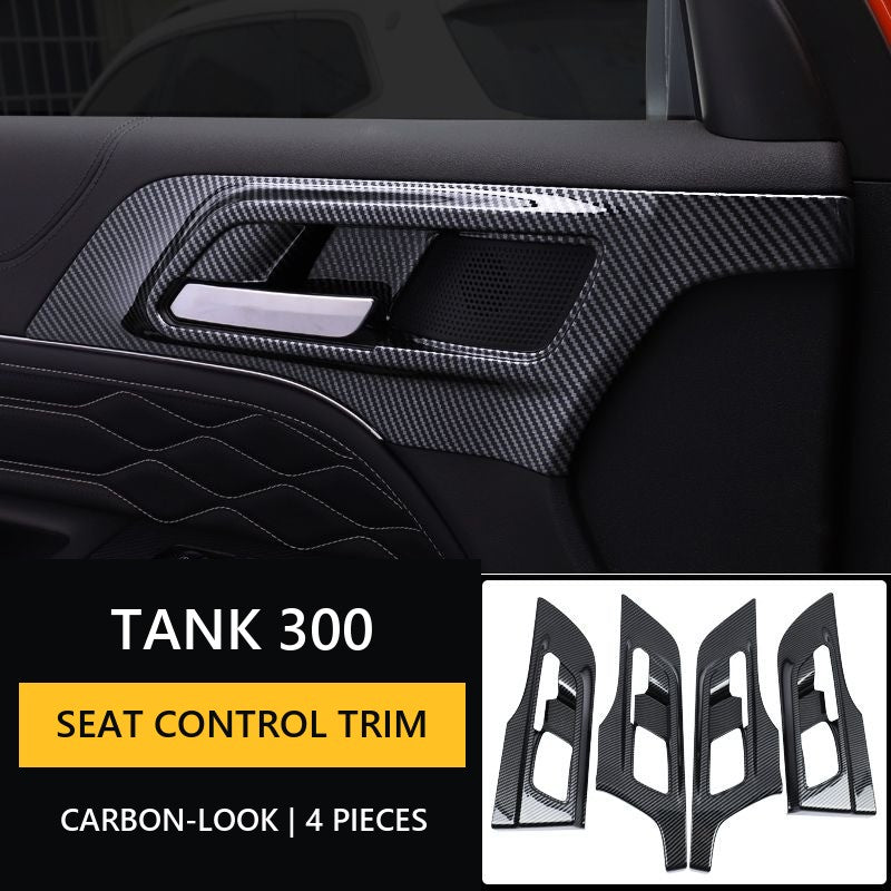 Carbon-Look Seat Adjustment Switch Covers for Tank 300 – Product image 13#Colour_Creamy