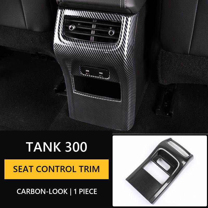 Carbon-Look Seat Adjustment Switch Covers for Tank 300 – Product image 16#Colour_Dark-green