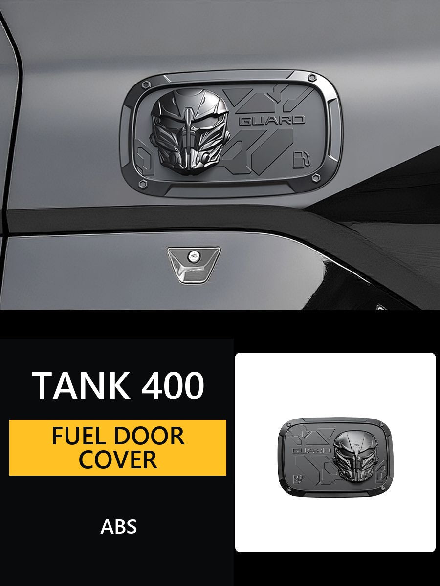 Black Samurai Fuel Door Cover for Tank 400#Colour_Khaki
