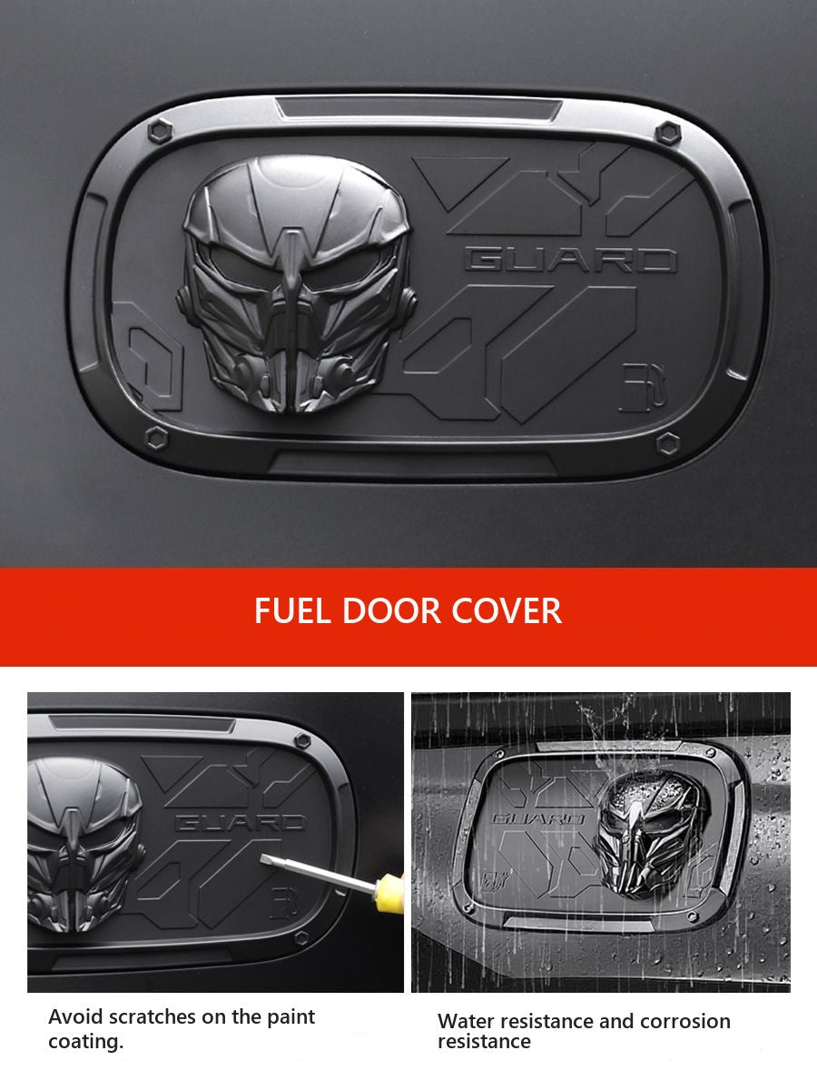 Black Samurai Fuel Door Cover for Tank 500 – image 4