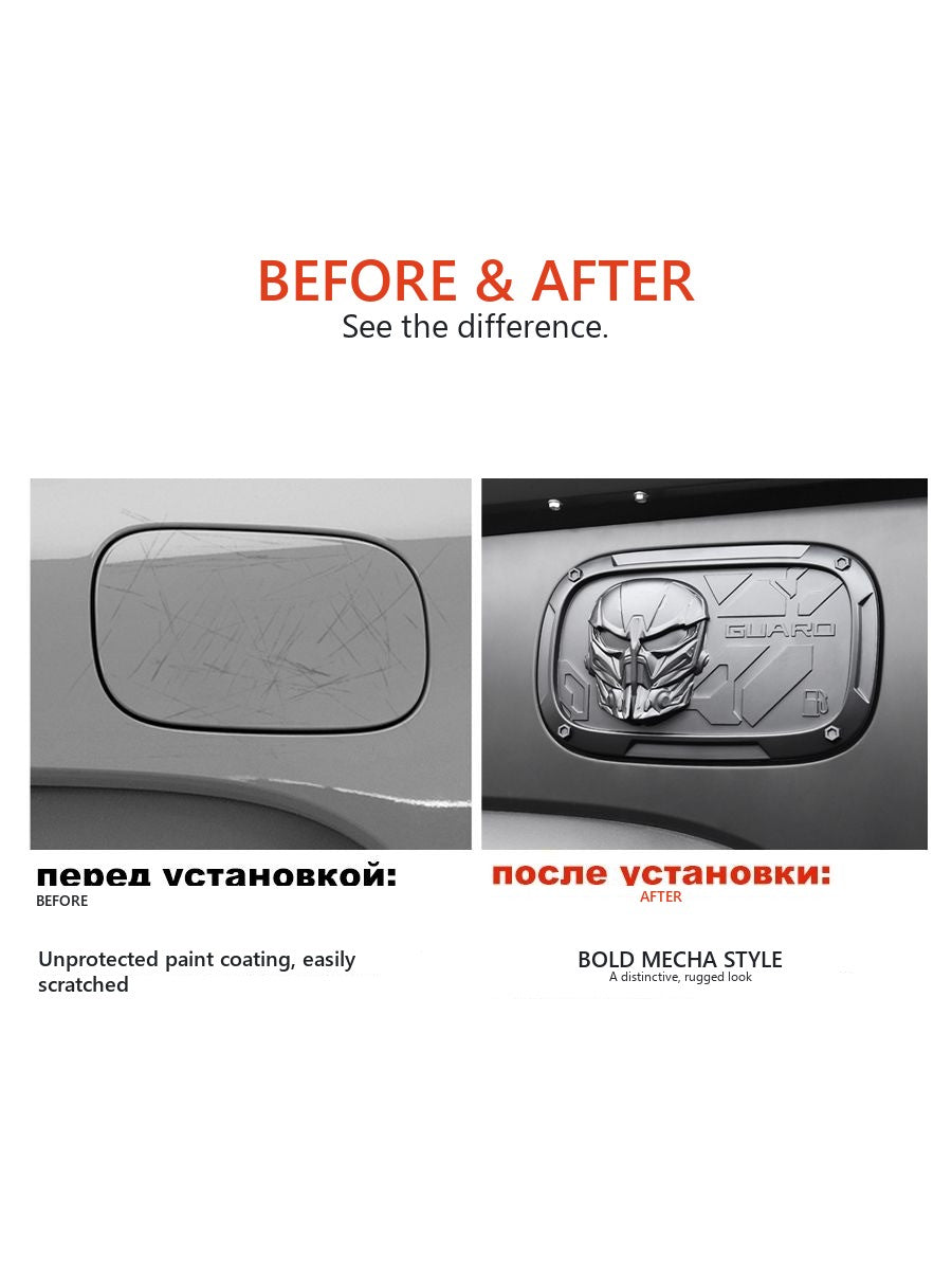 Black Samurai Fuel Door Cover for Tank 300 – Product image 3