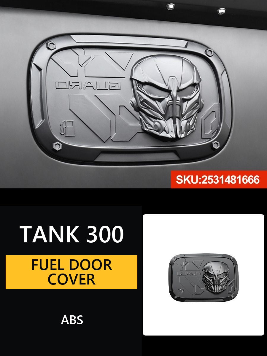 Black Samurai Fuel Door Cover for Tank 300 – image 7#Colour_Black