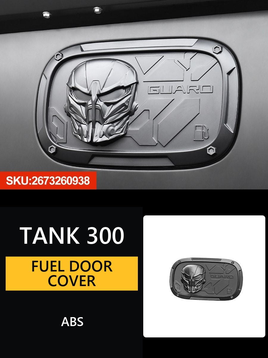 Black Samurai Fuel Door Cover for Tank 300 – image 8#Colour_Matte – 2