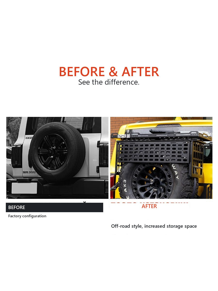 Spare-Wheel-Mount Aluminium Cargo Box for Tank 300 – Product image 3