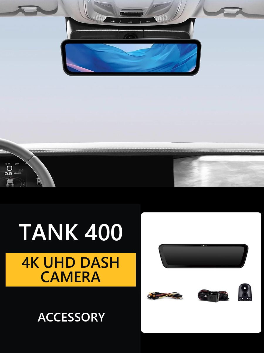 OEM-Style Rear-View Mirror Dash Camera for Tank 400#Colour_Matte