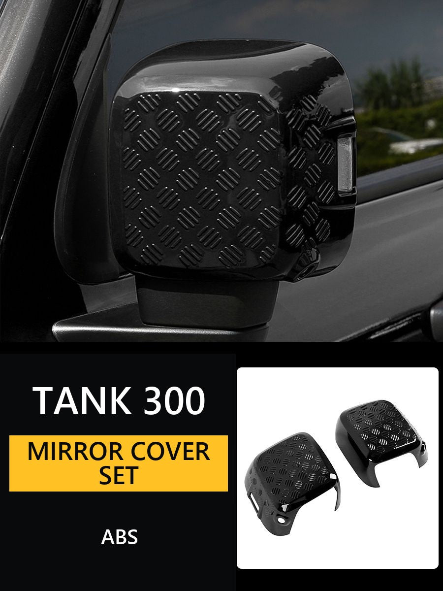 Factory-Colour Mirror Cover Set for Tank 300#Colour_Black