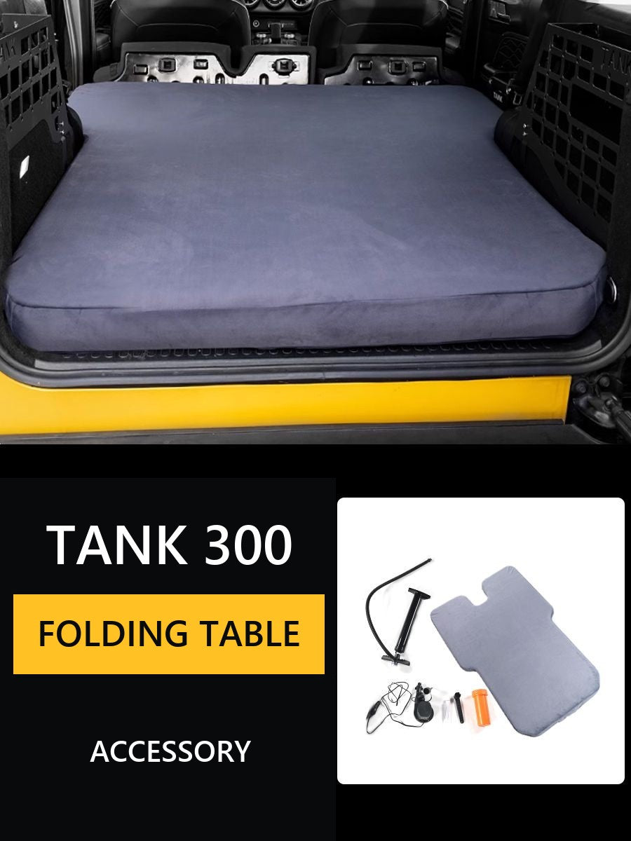 Inflatable Car Camping Mattress for Tank 300#Colour_Blue