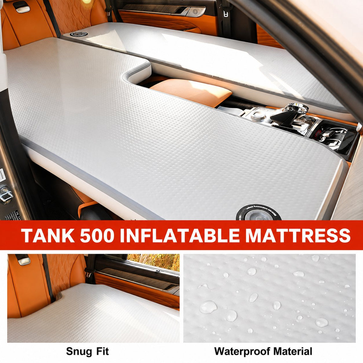 Inflatable Car Camping Mattress for Tank 500 – Product image 2