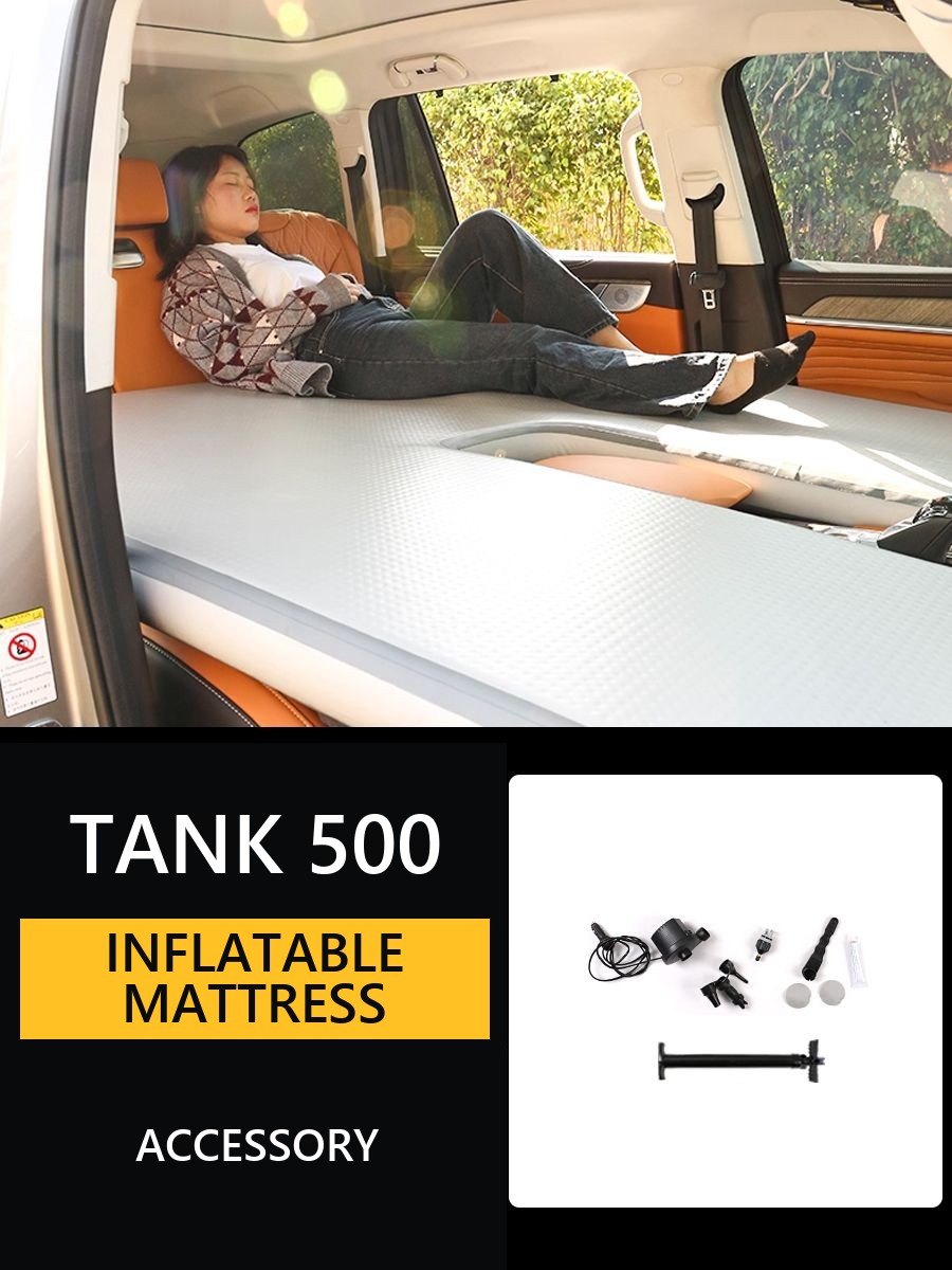 Inflatable Car Camping Mattress for Tank 500 – image 9#Colour_Colourful
