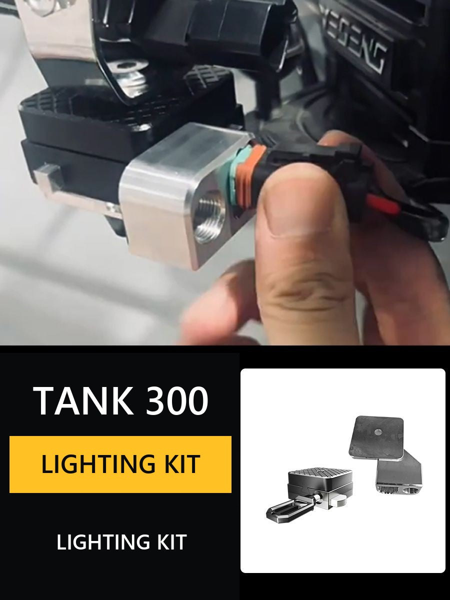 Quick removable mount for spotlights Tank 300/400 with protection against theft#Colour_Matte