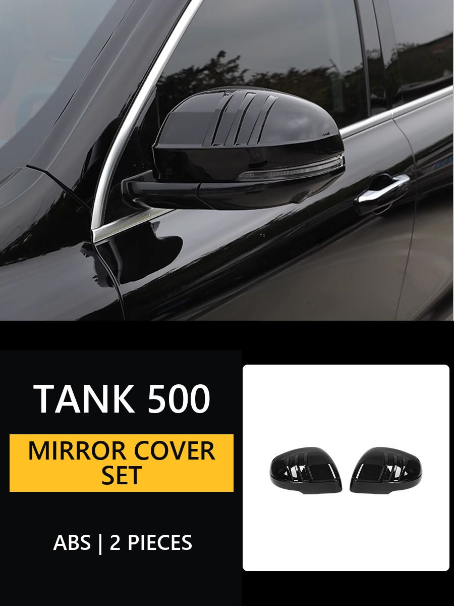 Mechanic-Style Side Mirror Cover Set for Tank 500 – image 7#Colour_Black