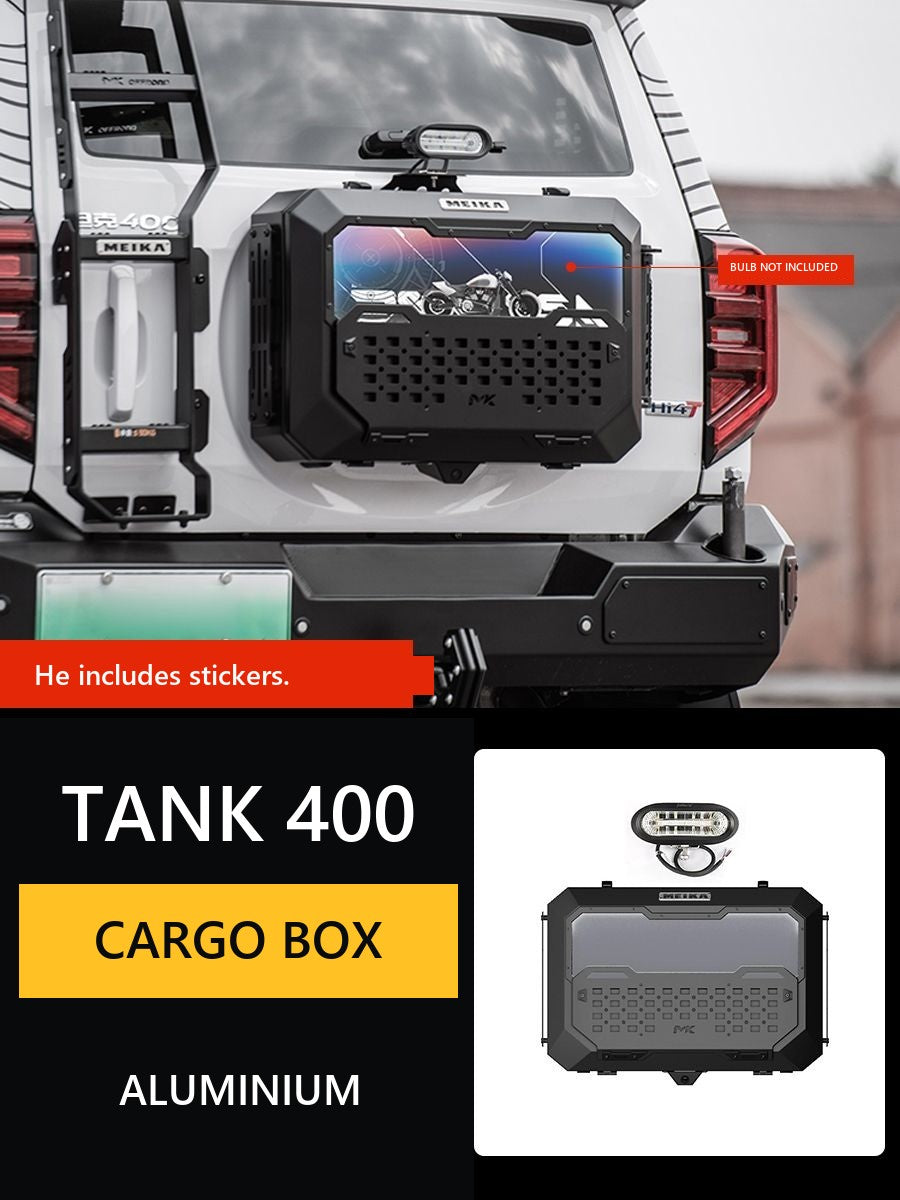 Multifunctional storage case on the door for Tank 300/400#Colour_Chocolate