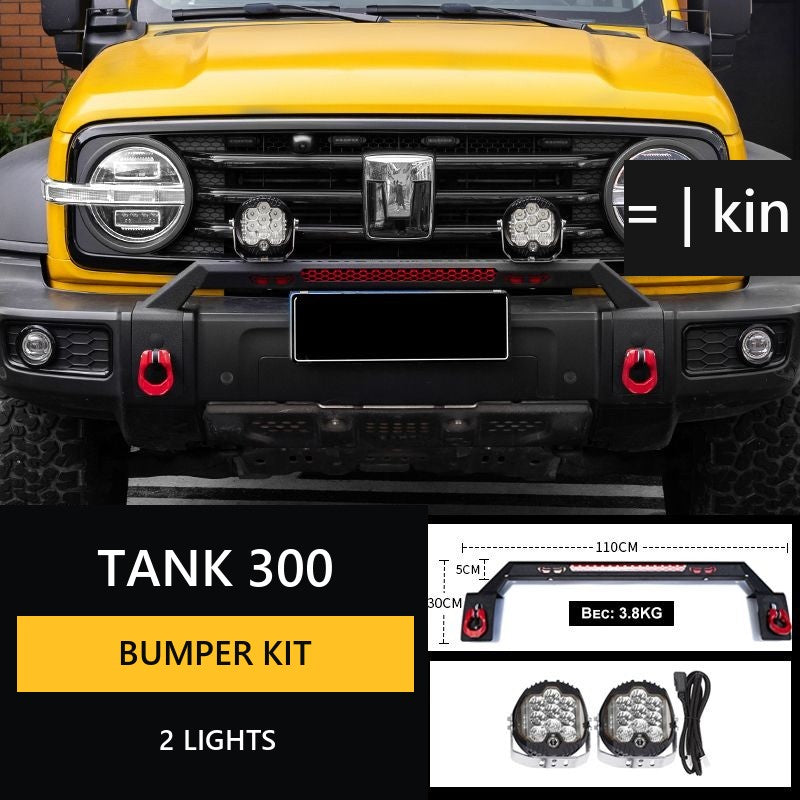 Front bumper Tank 300#Colour_White-coloured