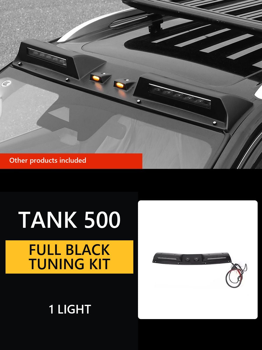 Full black tuning kit for Tank 500#Colour_Brown-red