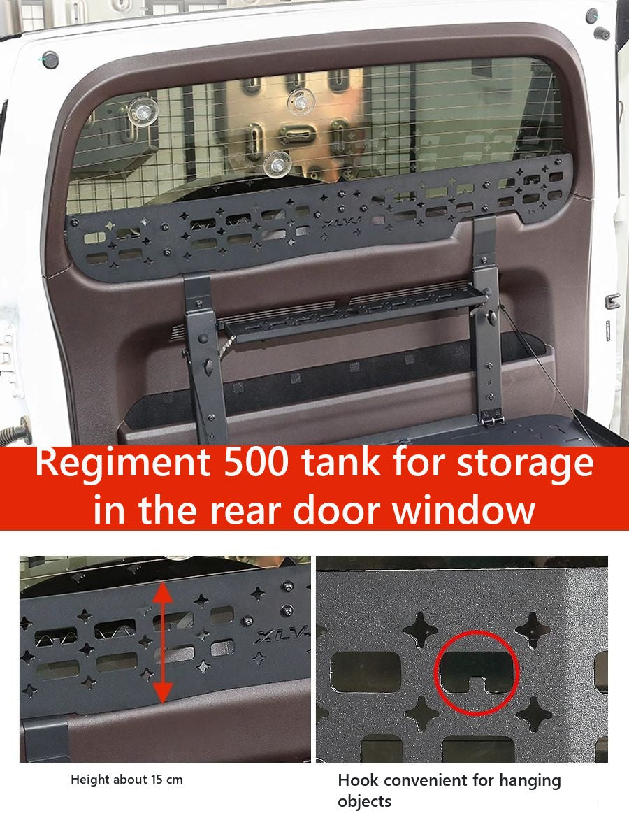 Storage frame on the tailgate and windowsill railing for Tank 500 – image 2