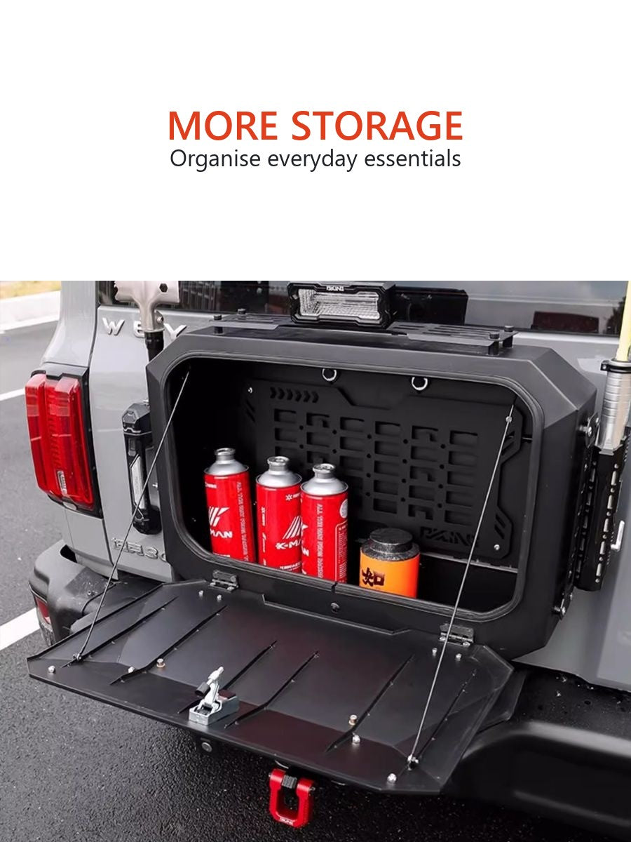 Multifunctional case with a flagpole mount on the trunk door Tank 300 – image 7