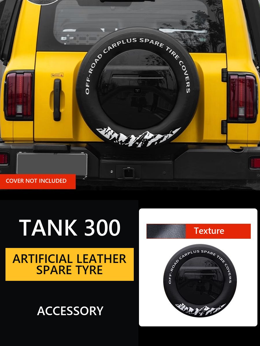 Artificial Leather Spare Tyre Cover for Tank 300 – image 7#Colour_Colourful