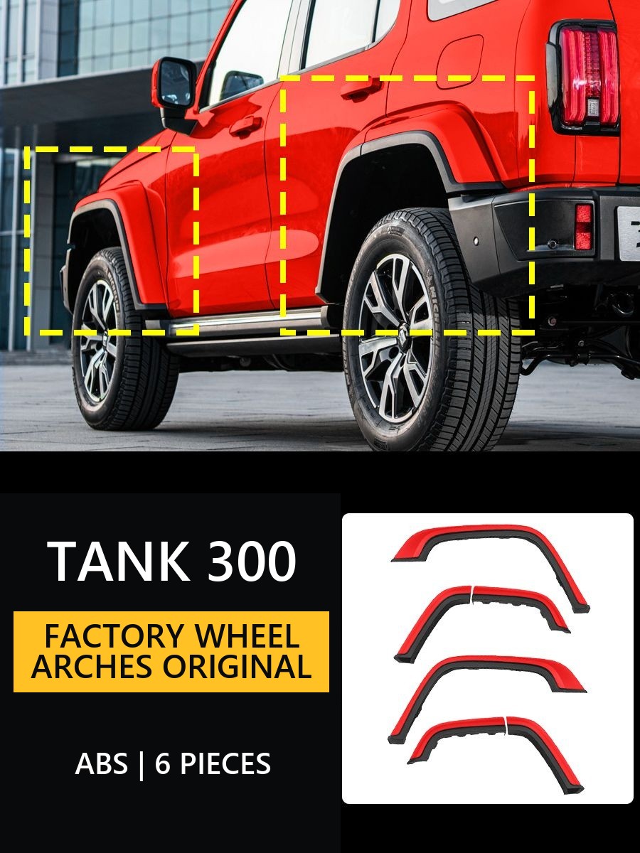 Factory wheel arches for Tank 300 – original in the colour of the car#Colour_Red