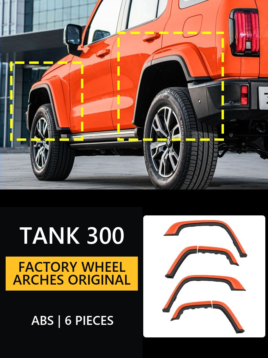 Factory wheel arches for Tank 300 �C original in the colour of the car – image 13#Colour_Orange