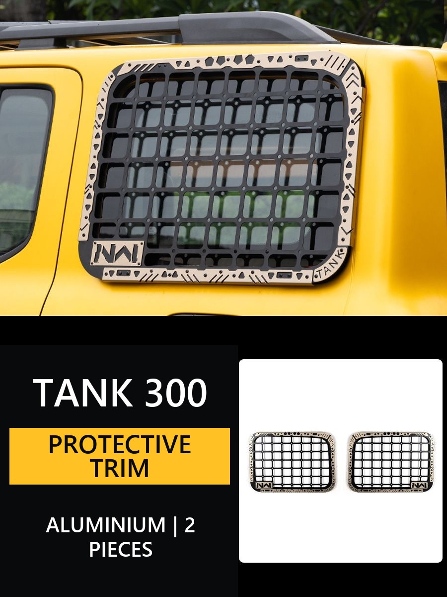 Protective mesh "Armor" for the rear side windows Tank 300#Colour_Matte