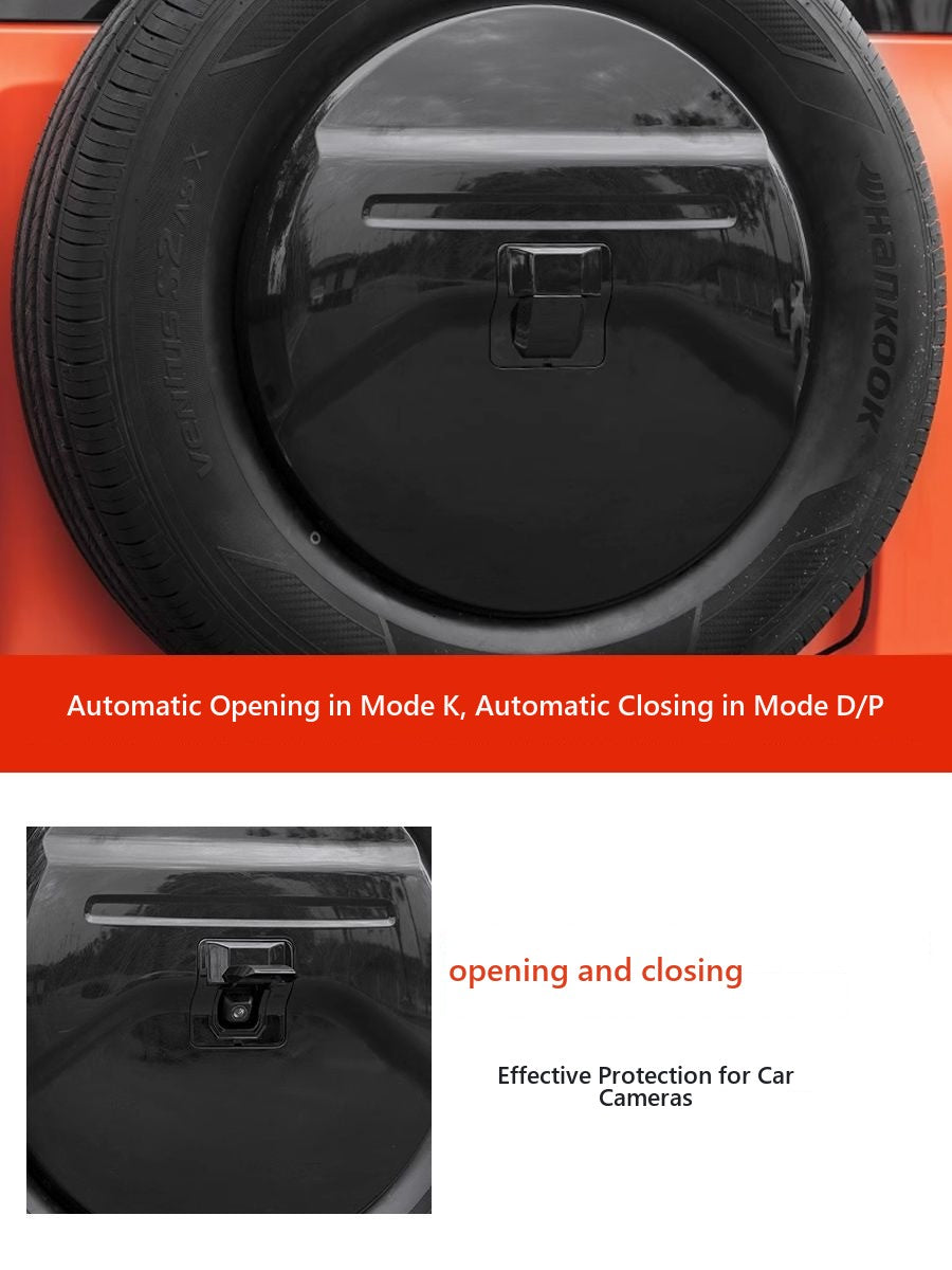 Automatic protective cover with electric drive for the rear view camera Tank 400 – image 7