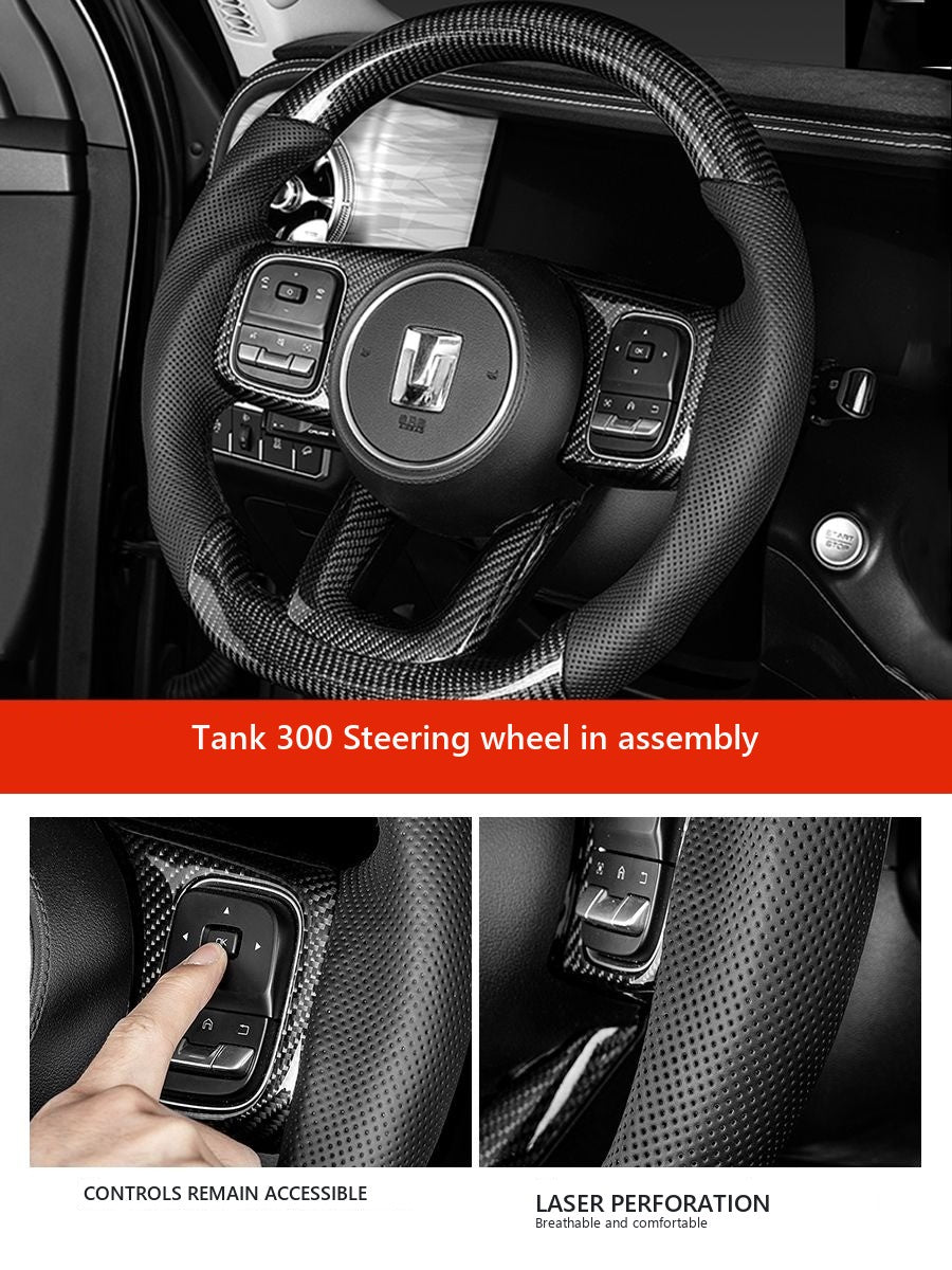 Carbon fibre steering wheel for Tank 300 �C sporty style – image 4