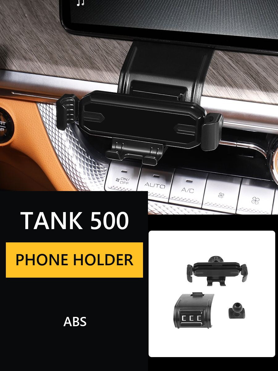 Car phone holder for the vent for Tank 500#Colour_Khaki