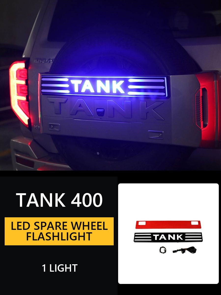 LED spare wheel flashlight for Tank 400 Hi4-T