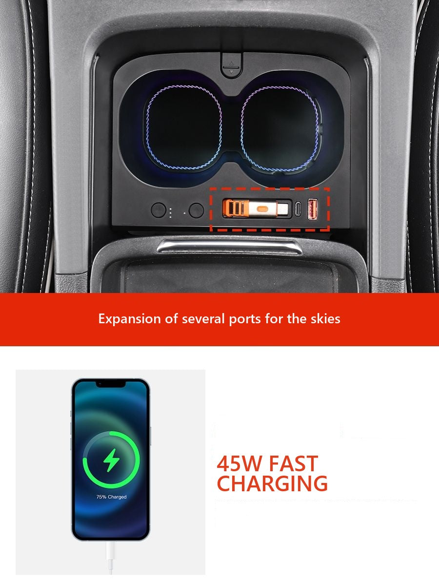 Car charger for Tank 300 with 45W fast charging, flavoring and backlighting – image 2