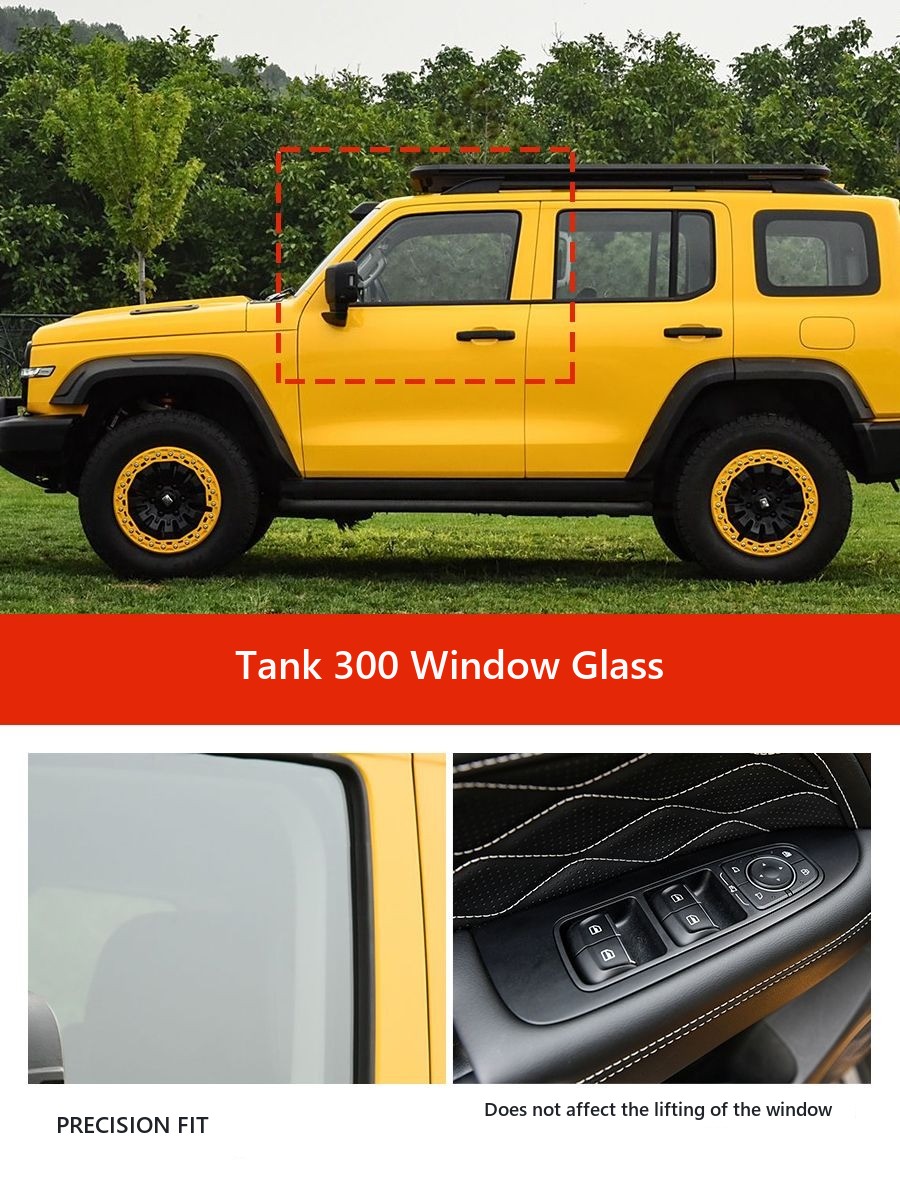 Two-layer soundproof glass for Tank 300 – image 3