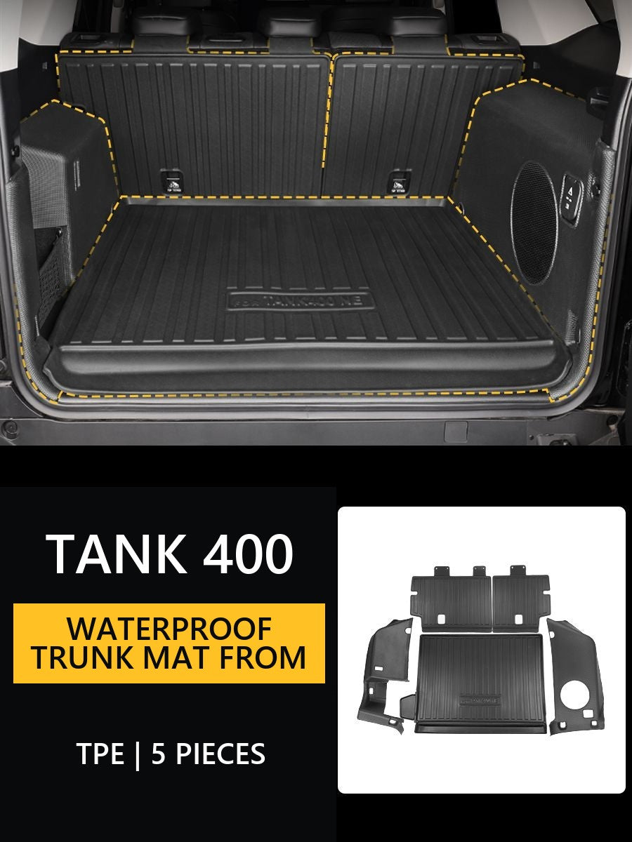 Waterproof trunk mat Tank 400 Hi4-T from TPE#Colour_Matte