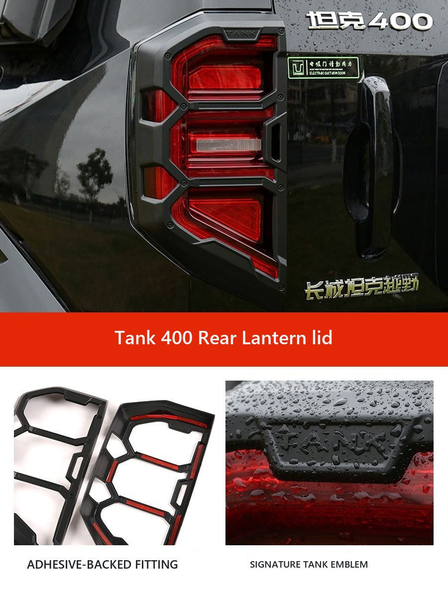 Protective case for taillights for Tank 400 Hi4-T, cyberpunk style, accessories for the car – image 2