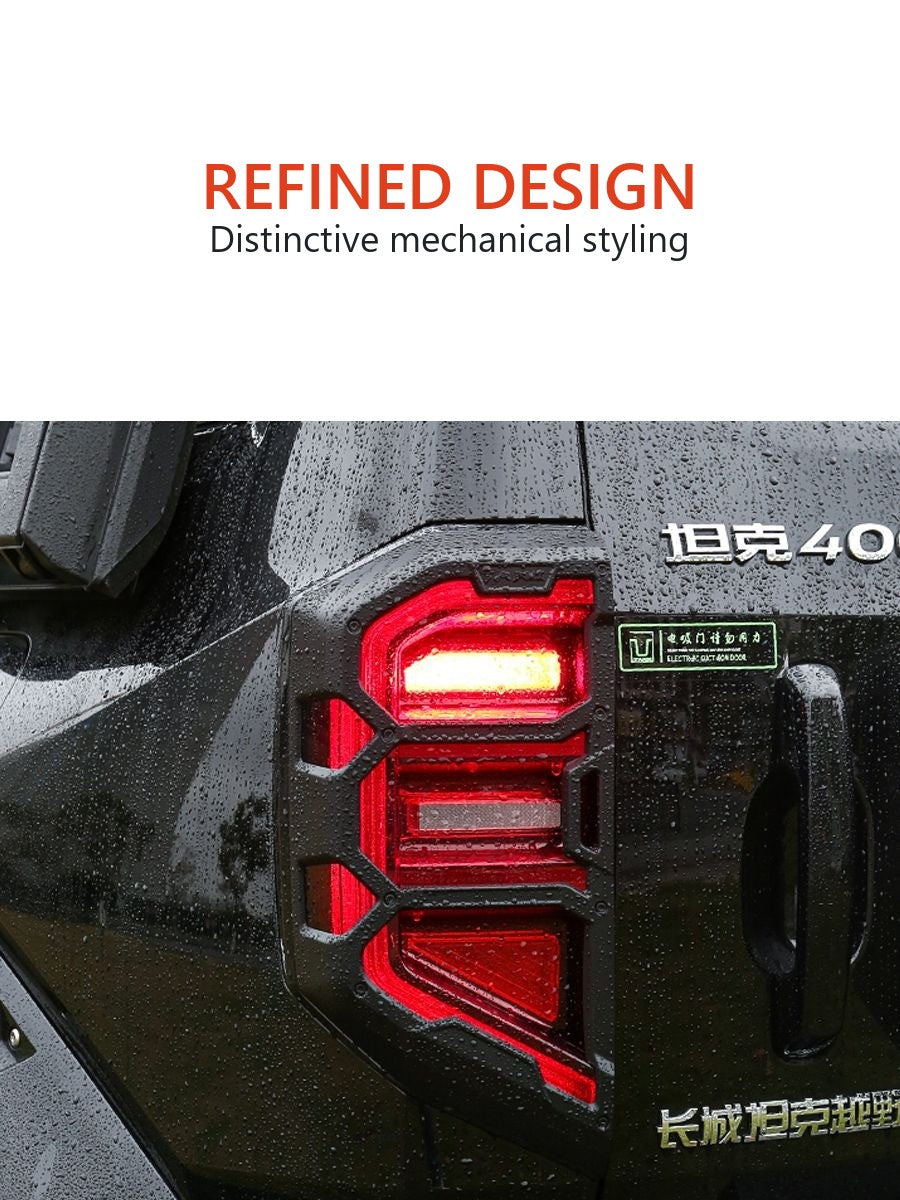 Protective case for taillights for Tank 400 Hi4-T, cyberpunk style, accessories for the car – image 6