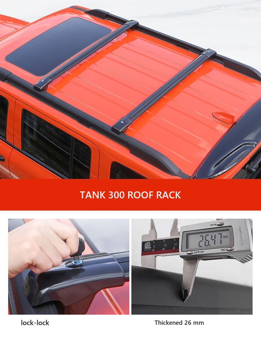 Tank 300 Aluminium crossbars for roof accessories for tuning – image 2