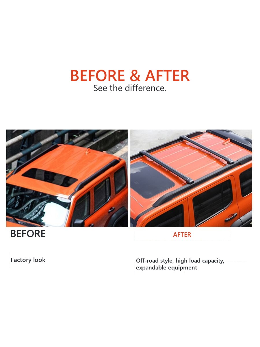 Tank 300 Aluminium crossbars for roof accessories for tuning – image 3