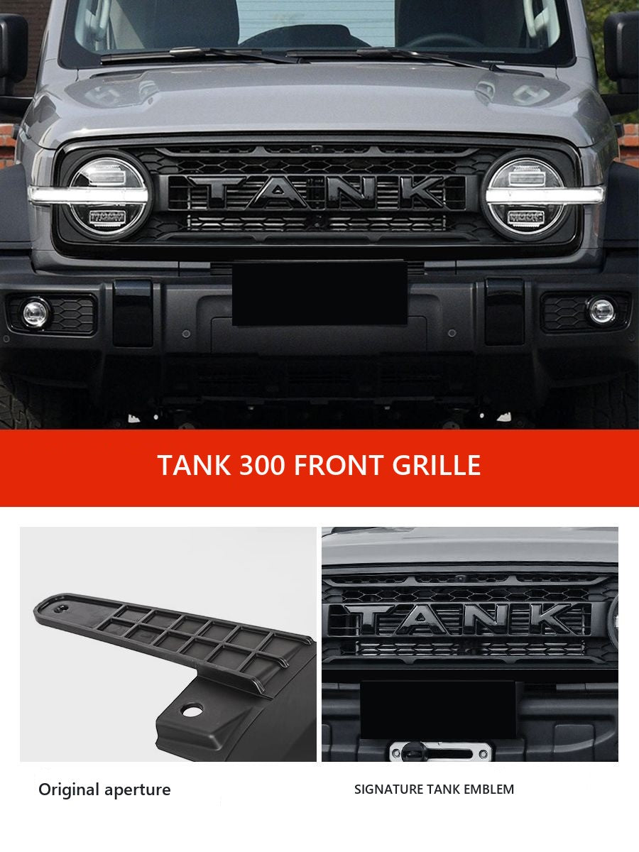 Decorative components for tuning of the radiator mesh of Tank 300 SUV – image 2