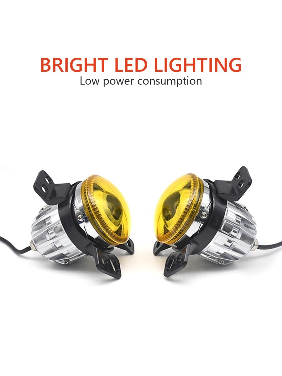 Fog light headlight upgrade for Tank 300 with dual optical lens and yellow light – image 4