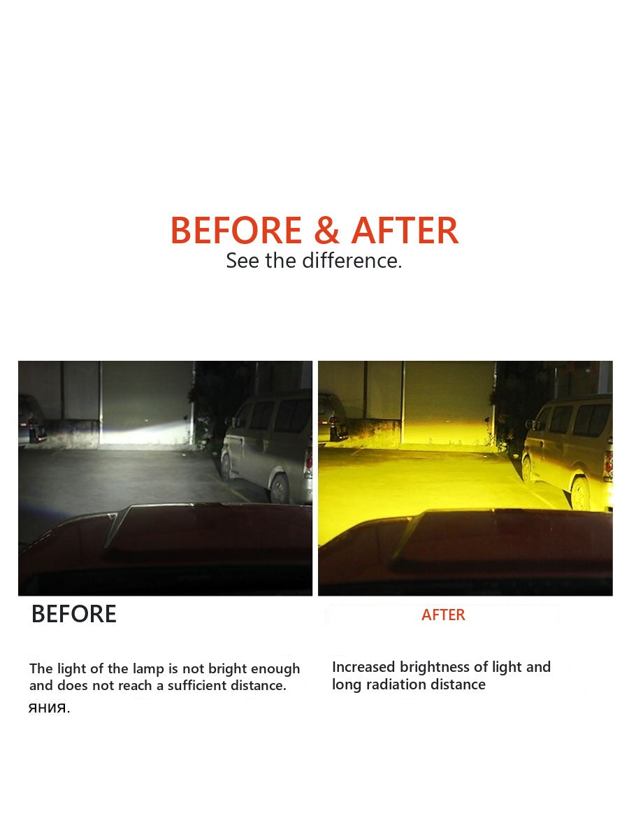 Fog light headlight upgrade for Tank 300 with dual optical lens and yellow light – image 5