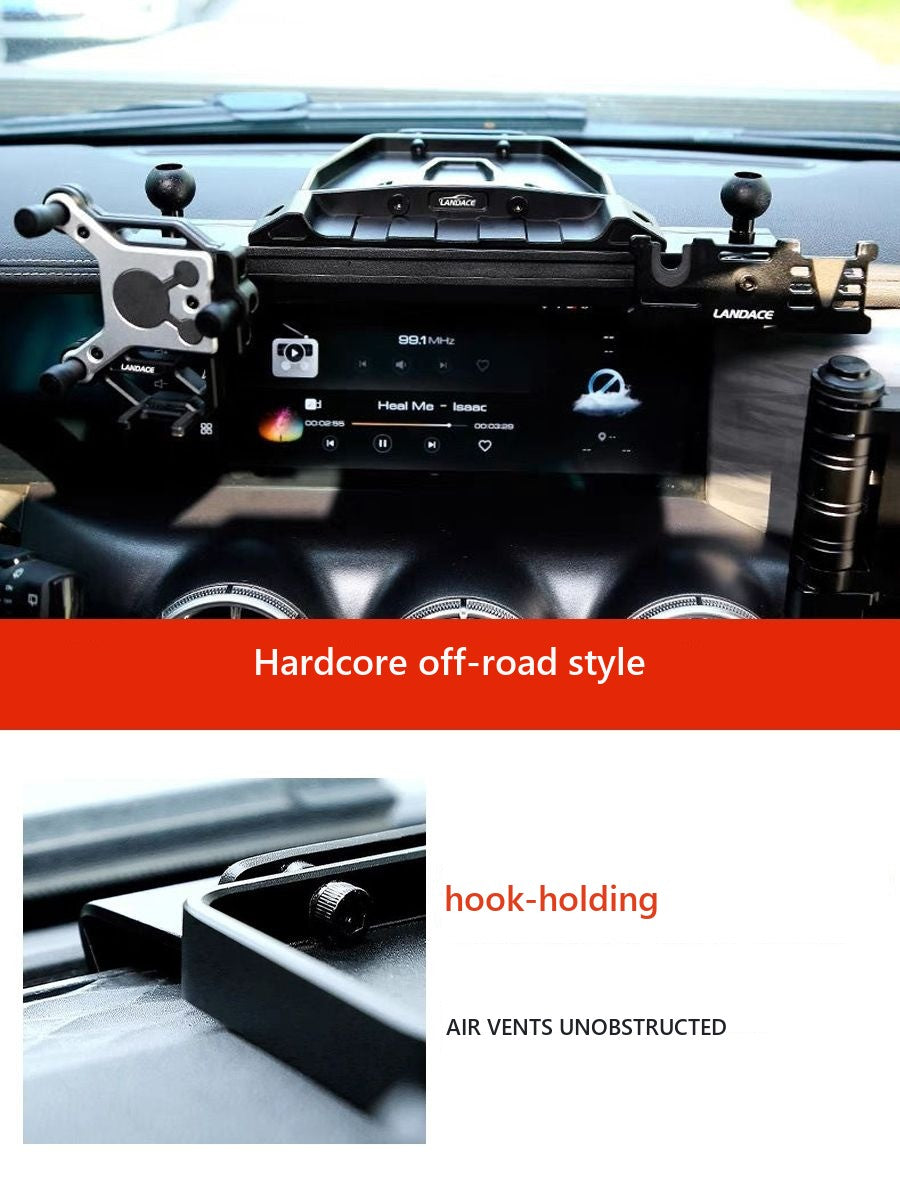 Special rack for phone and microphone in the centre console Tank 300 – image 6