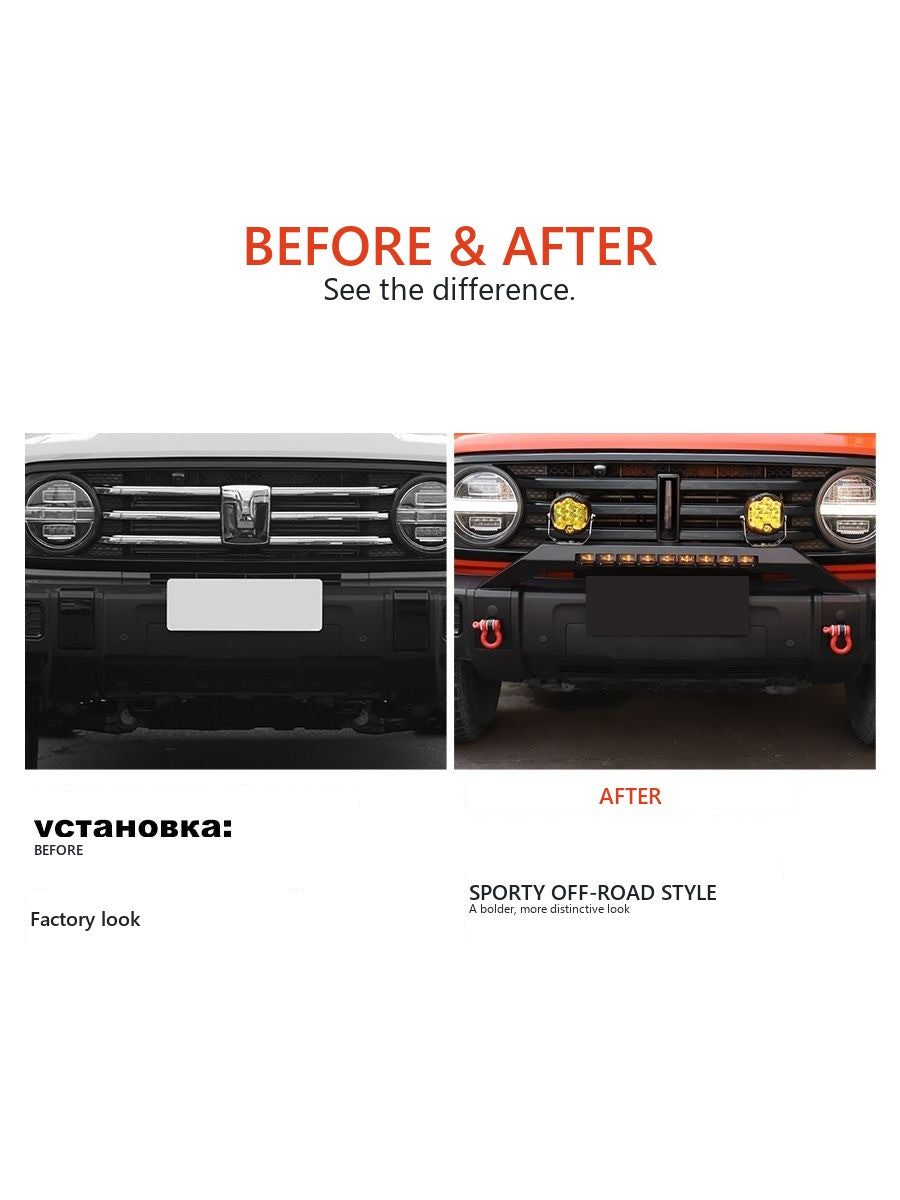 Retro stylish front bumper rack Tank 300 – image 2